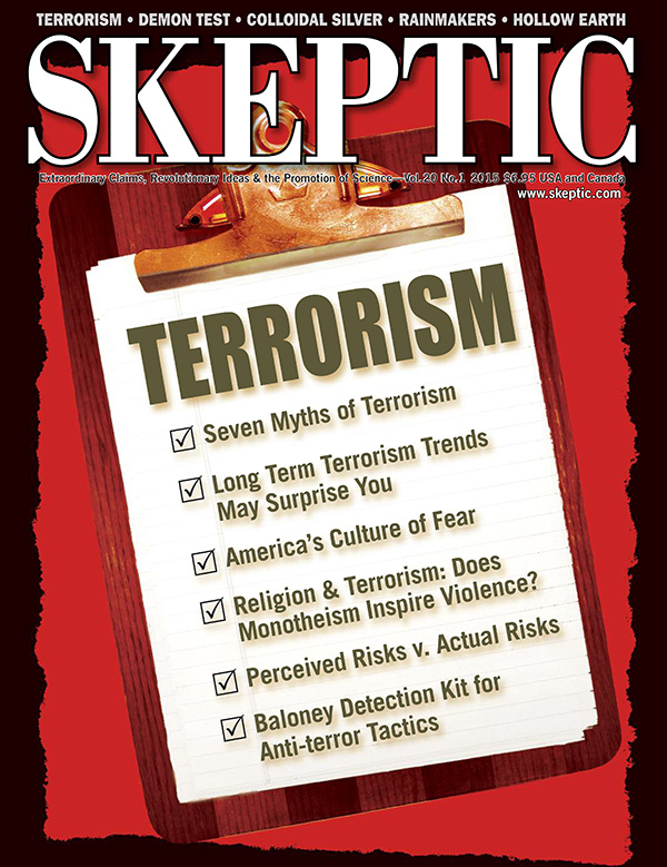 Skeptic The Magazine Volume 20 Number 1 Table Of Contents