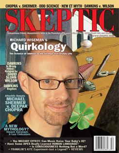 Skeptic magazine Volume 13 Number 4 (cover)