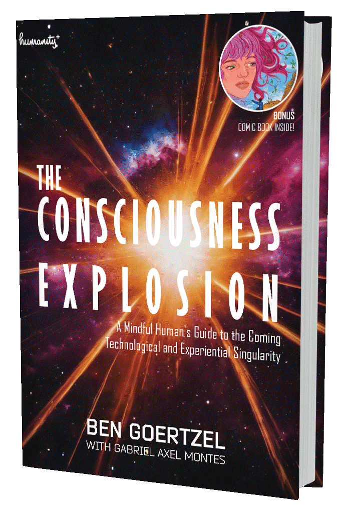 The Consciousness Explosion: A Mindful Human's Guide to the Coming Technological and Experiential Singularity (book cover)